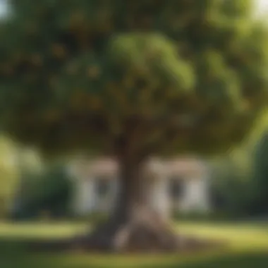 Wealth Growth Symbolized by Real Estate Equity Tree Wealth Growth Symbolized by Real Estate Equity Tree