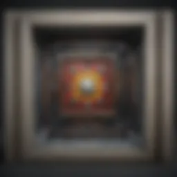 Abstract geometric shapes representing square feet calculation