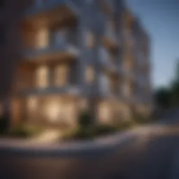 Stunning architectural design of Unt Uptown Apartments showcasing modern aesthetics