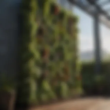 Vertical garden structure utilizing limited space