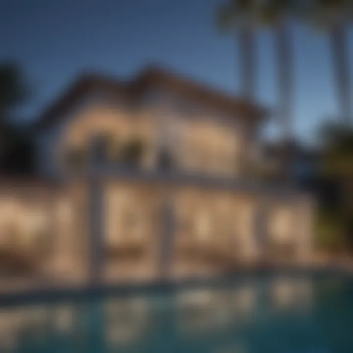 A detailed price comparison chart for different villa models