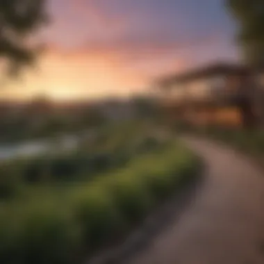 Serene Surroundings of Wesley Heights Panoramic view of the surrounding landscape near Wesley Heights Apartments