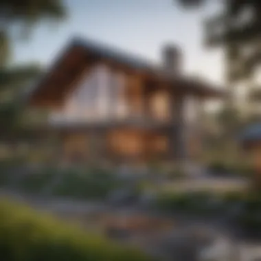 Winton Home in Natural Surroundings A serene landscape surrounding a traditional Winton home, emphasizing environmental harmony