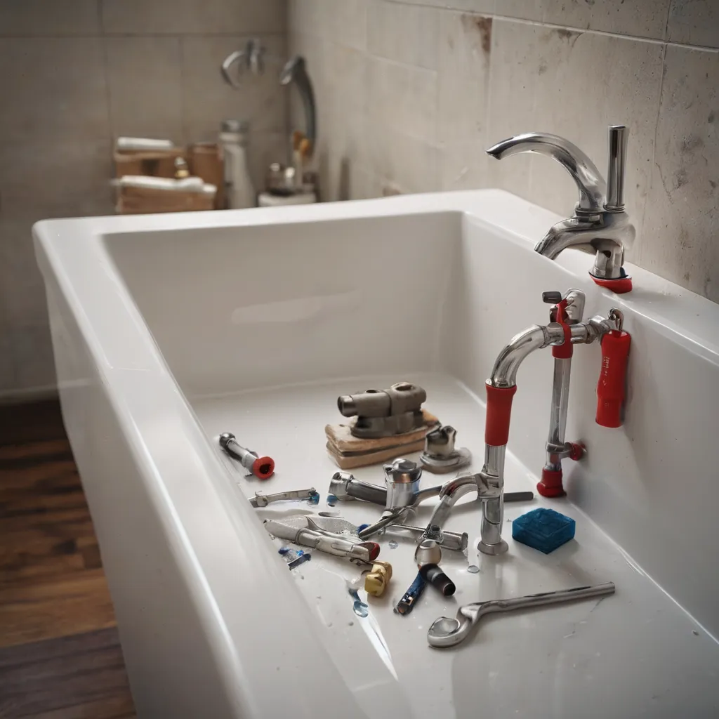 Kitchen Sink Backing Up Into Bathtub